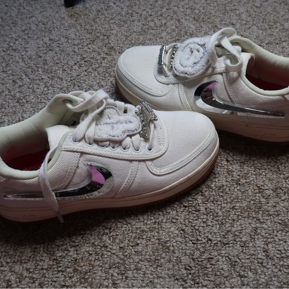 Nike Air Force 1 Low Travis Scott Sail - Picture 8 of 12